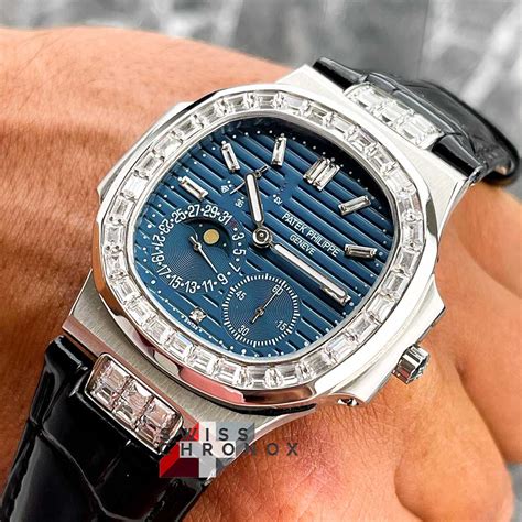 patek philippe nautilus baguette diamond|Patek Philippe diamond watches prices.